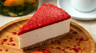Berries in Harmony: Heavenly Strawberry Cheesecake