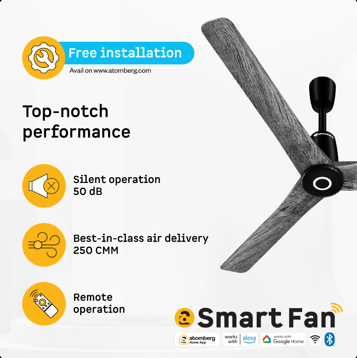 Aris Contour Smart Ceiling Fan