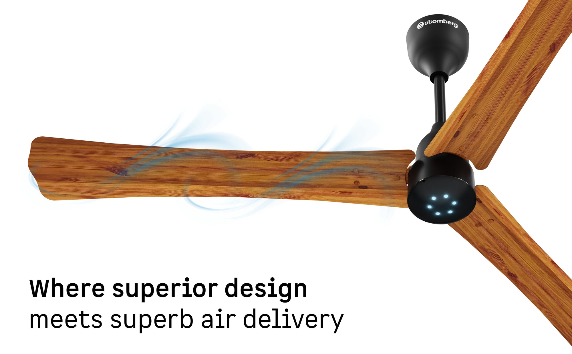 Atomberg Renesa+ Golden Oakwood — A+ Row 3