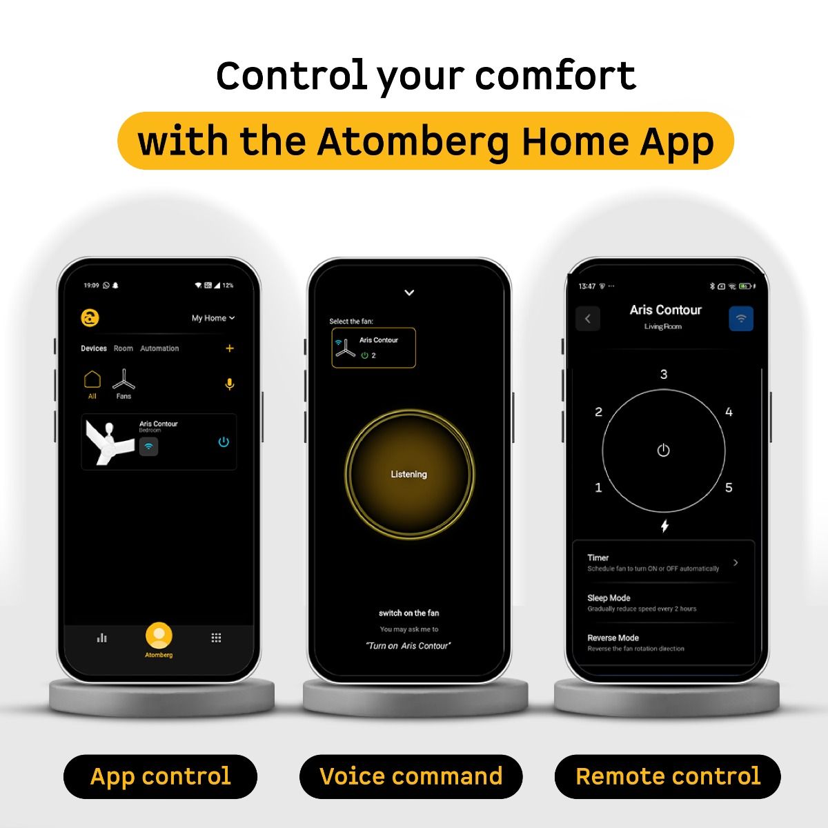Aris Contour Smart Ceiling Fan