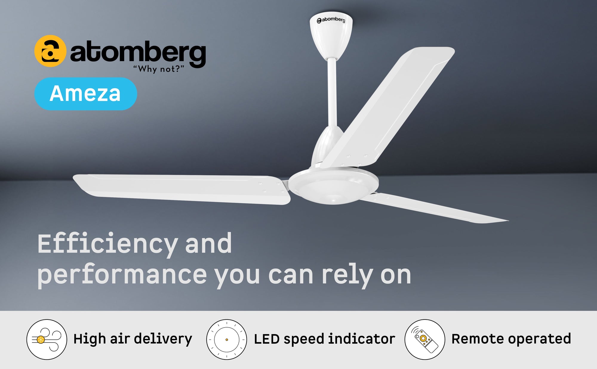 Ameza Ceiling Fan — A+ Row 1