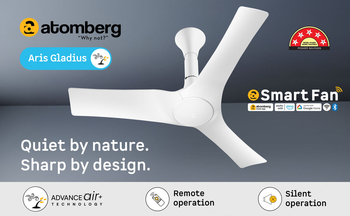 Aris Gladius Smart Ceiling Fan — A+ Row 1