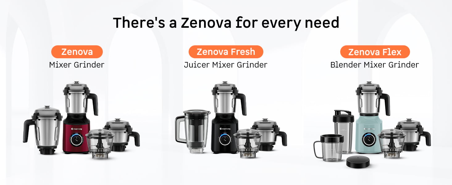 Zenova Flex Blender Mixer Grinder — A+ Row 8