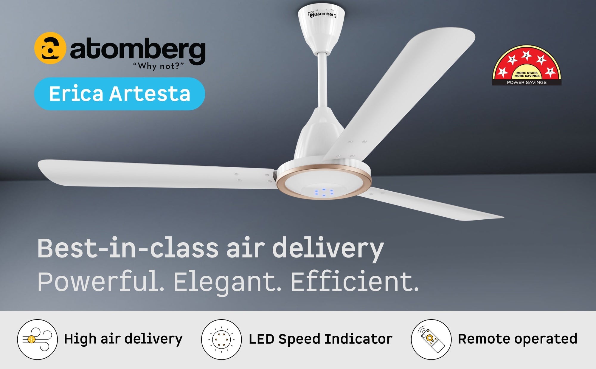 Erica Artesta Ceiling Fan — A+ Row 1