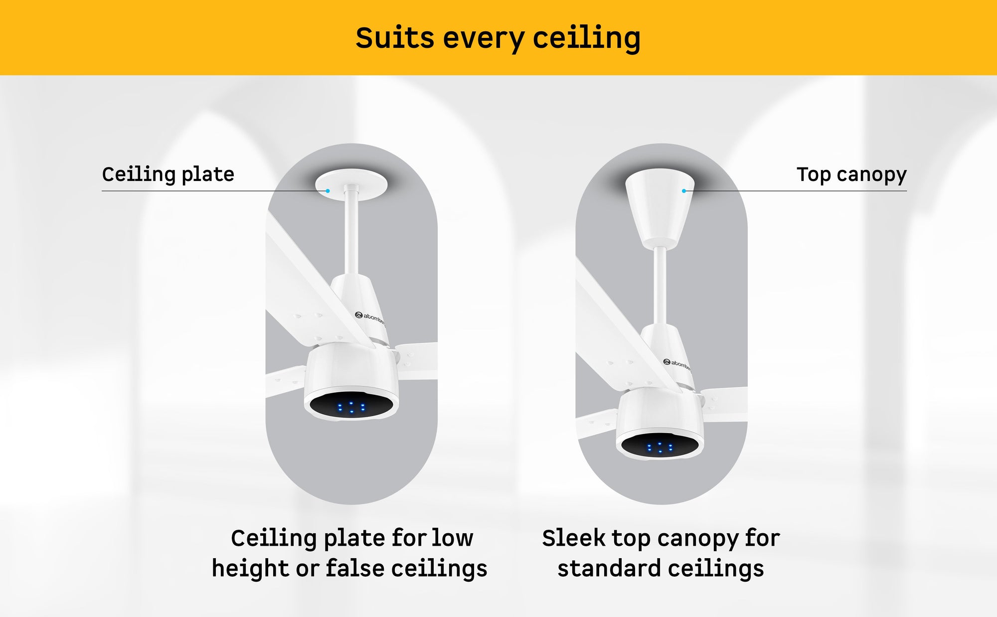 Renesa Epoque Remote Ceiling Fan — A+ Row 5