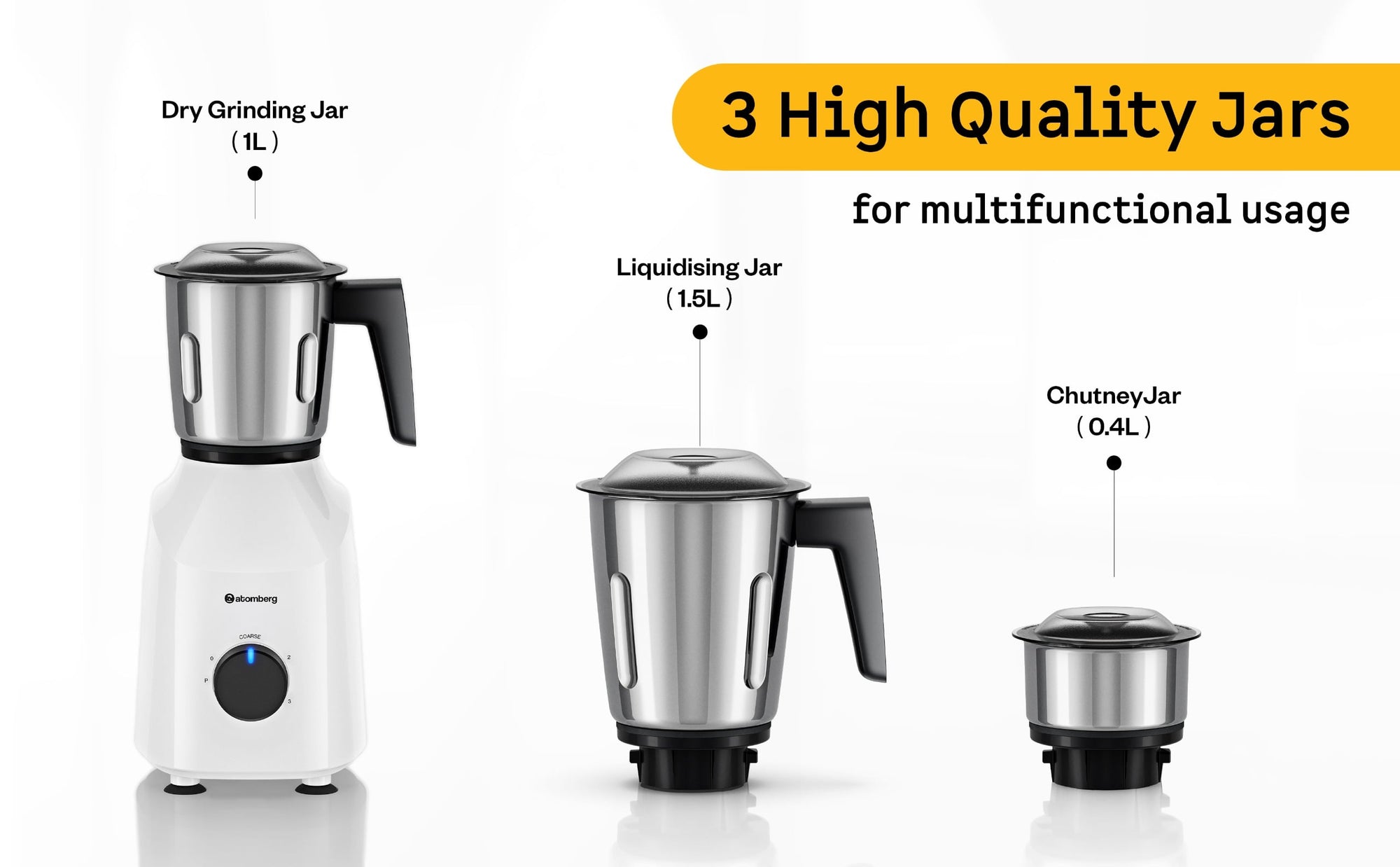 Atomberg Xiana Mixer Grinder — A+ Row 5