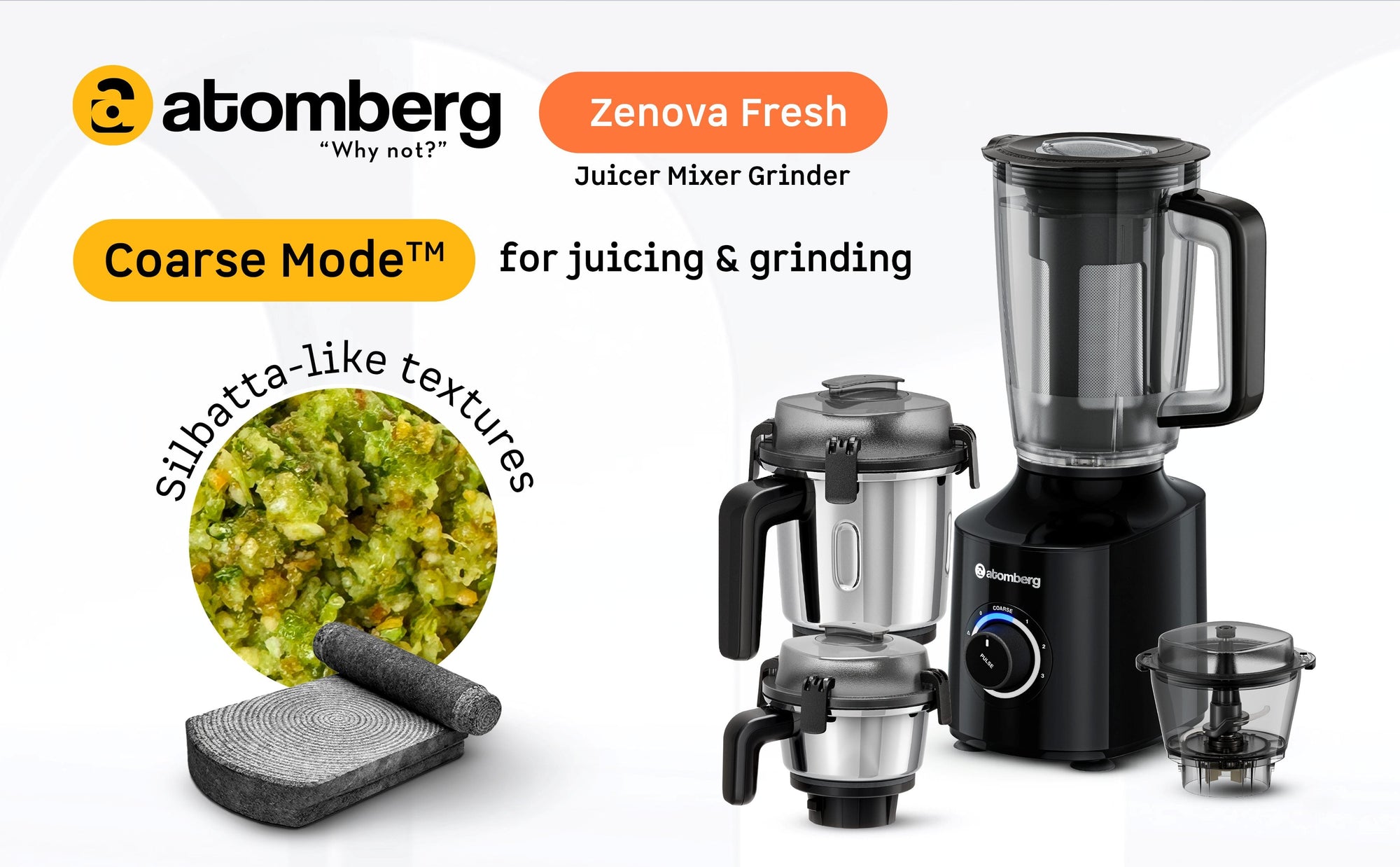 Zenova Fresh Juicer Mixer Grinder — A+ Row 1