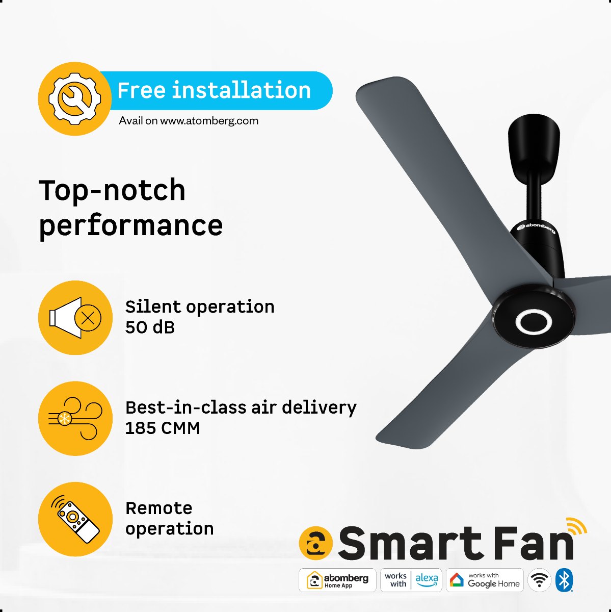 Aris Contour Smart Ceiling Fan