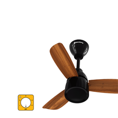 Honey Maplewood and Gloss Black