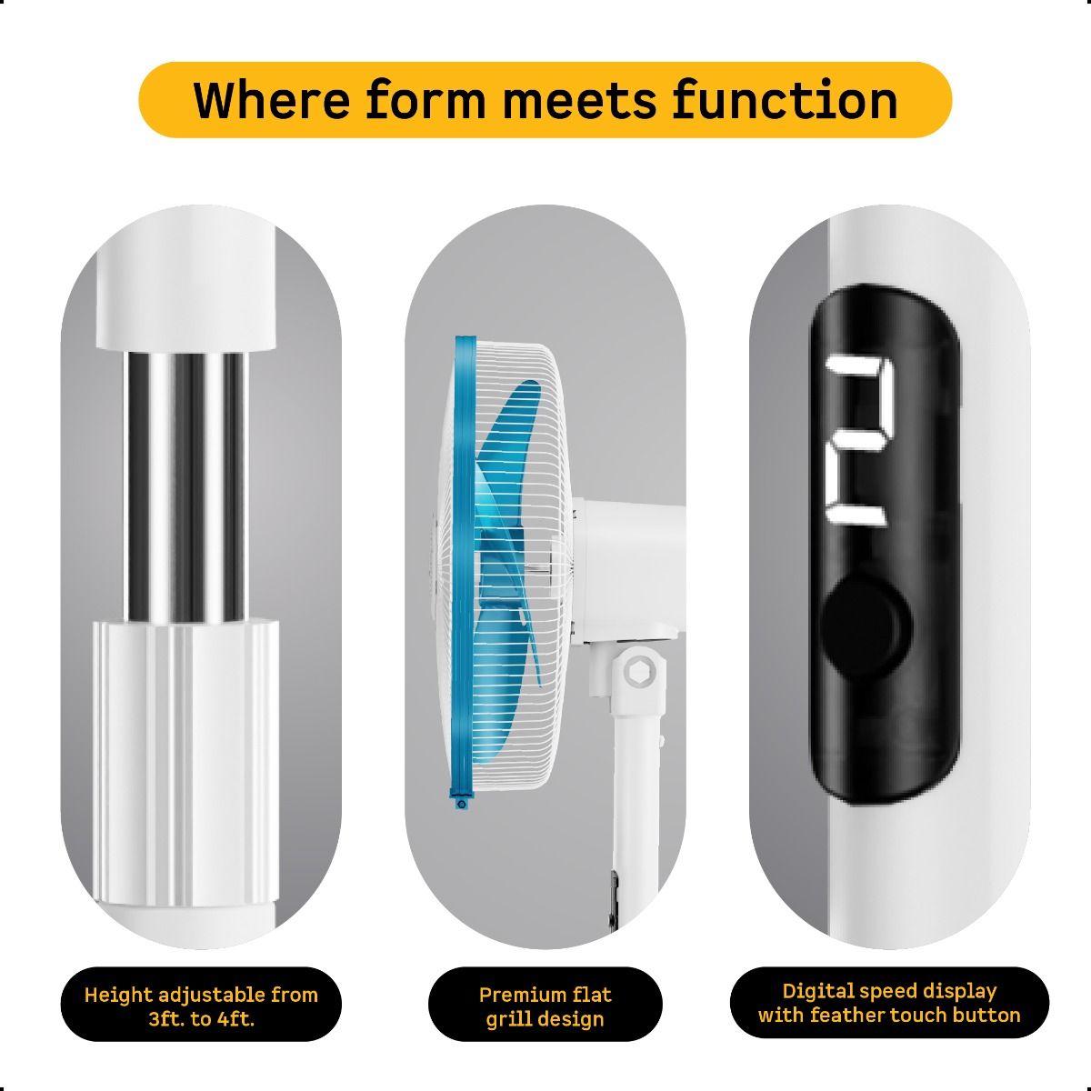 SilenceAire Hi-Speed Pedestal Fan