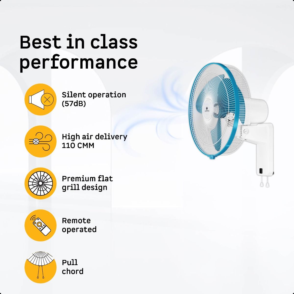 SilenceAire Hi-Speed Wall fan
