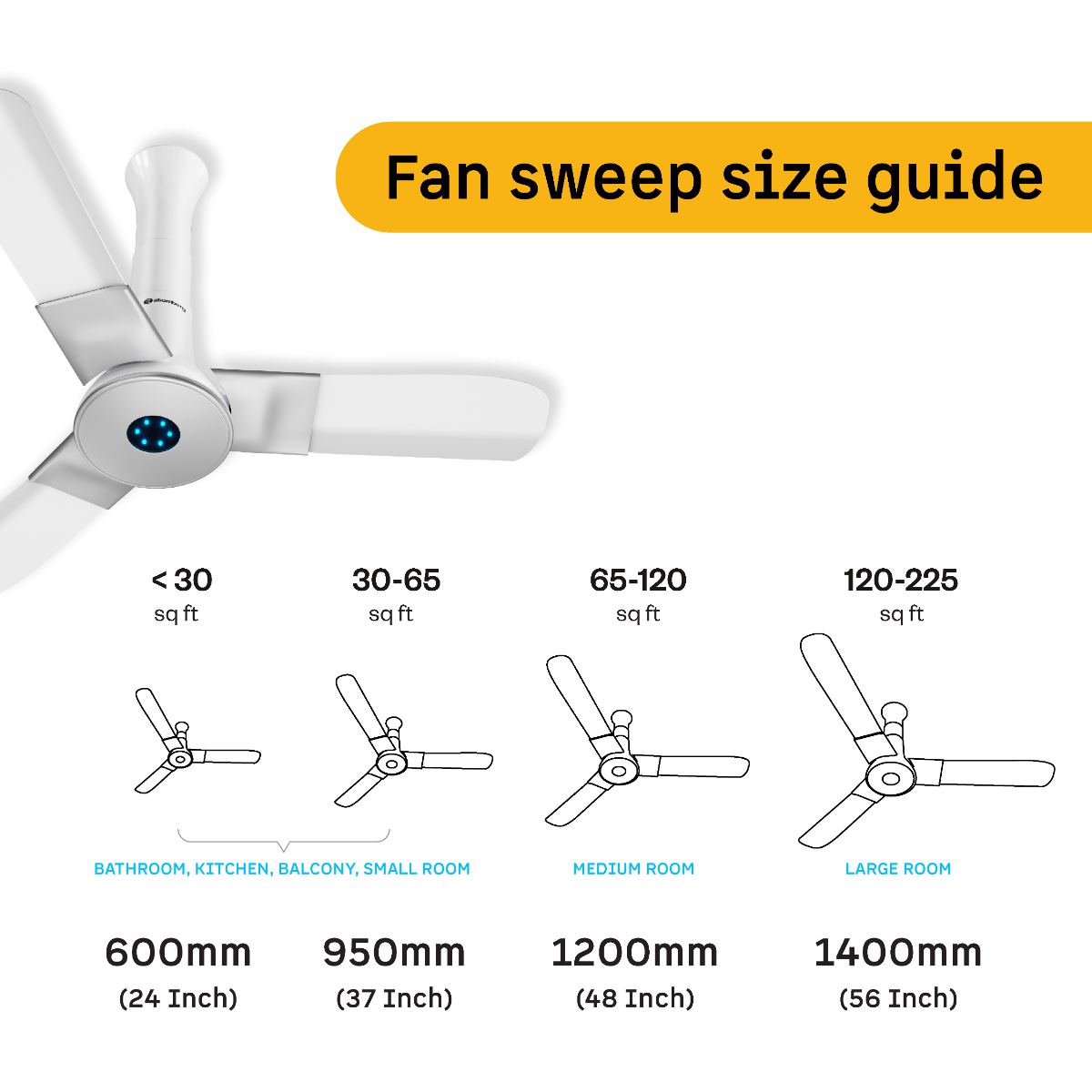 Studio + Ceiling Fan