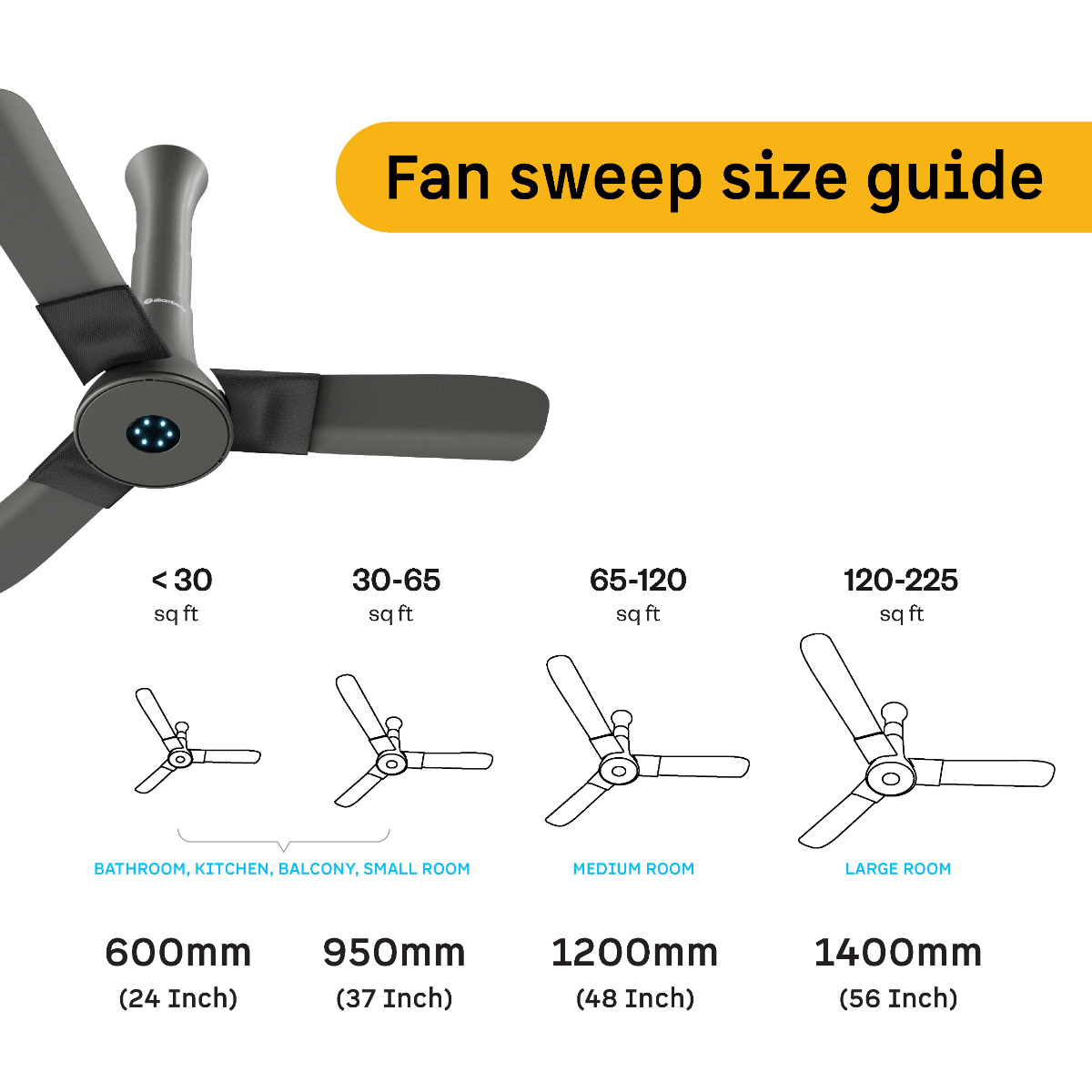 Studio + Ceiling Fan