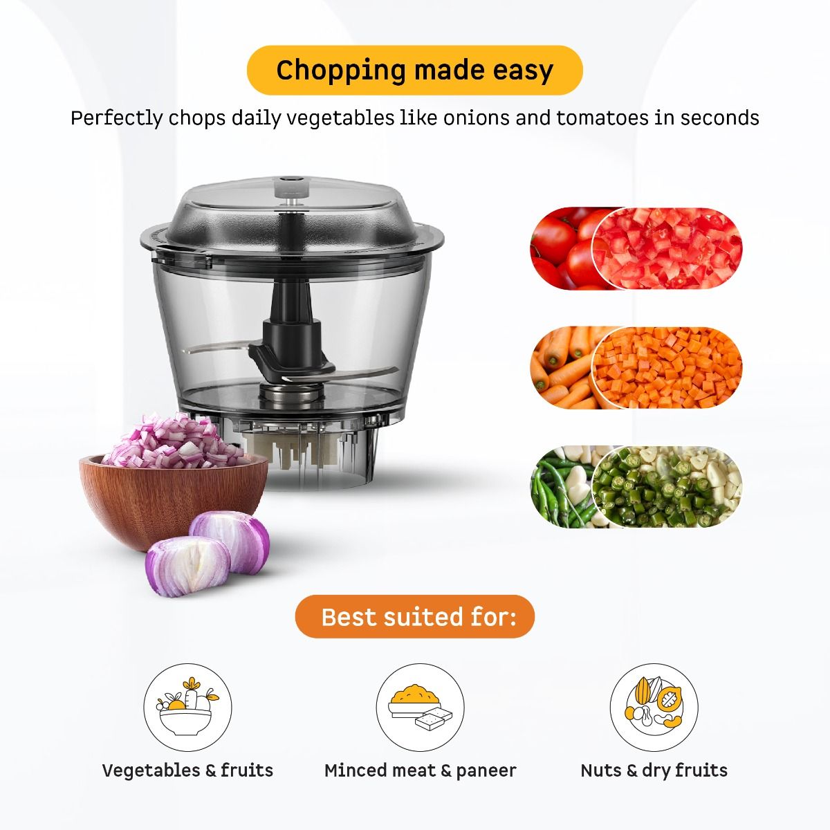 Zenova Flex Blender Mixer Grinder with Chopper Jar