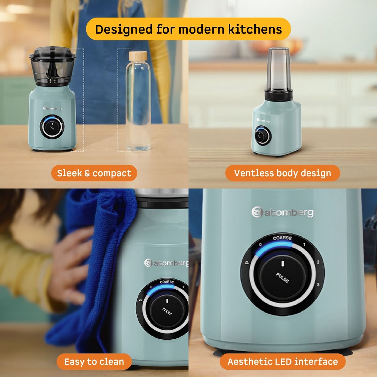 Zenova Flex Blender Mixer Grinder with Chopper Jar