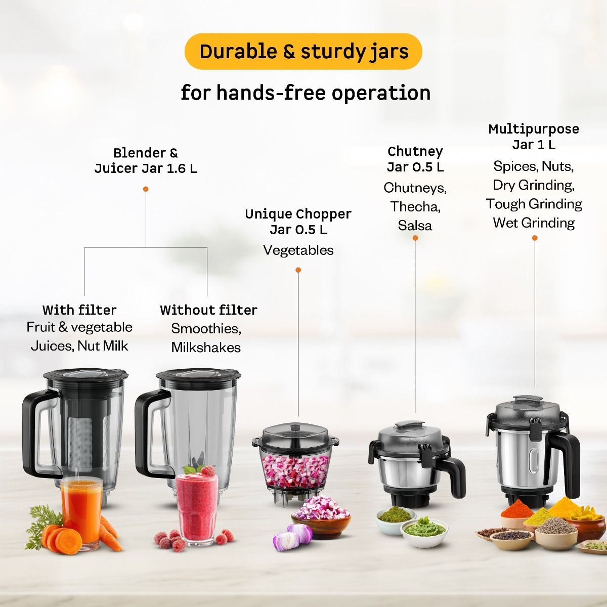 Zenova Fresh Juicer Mixer Grinder