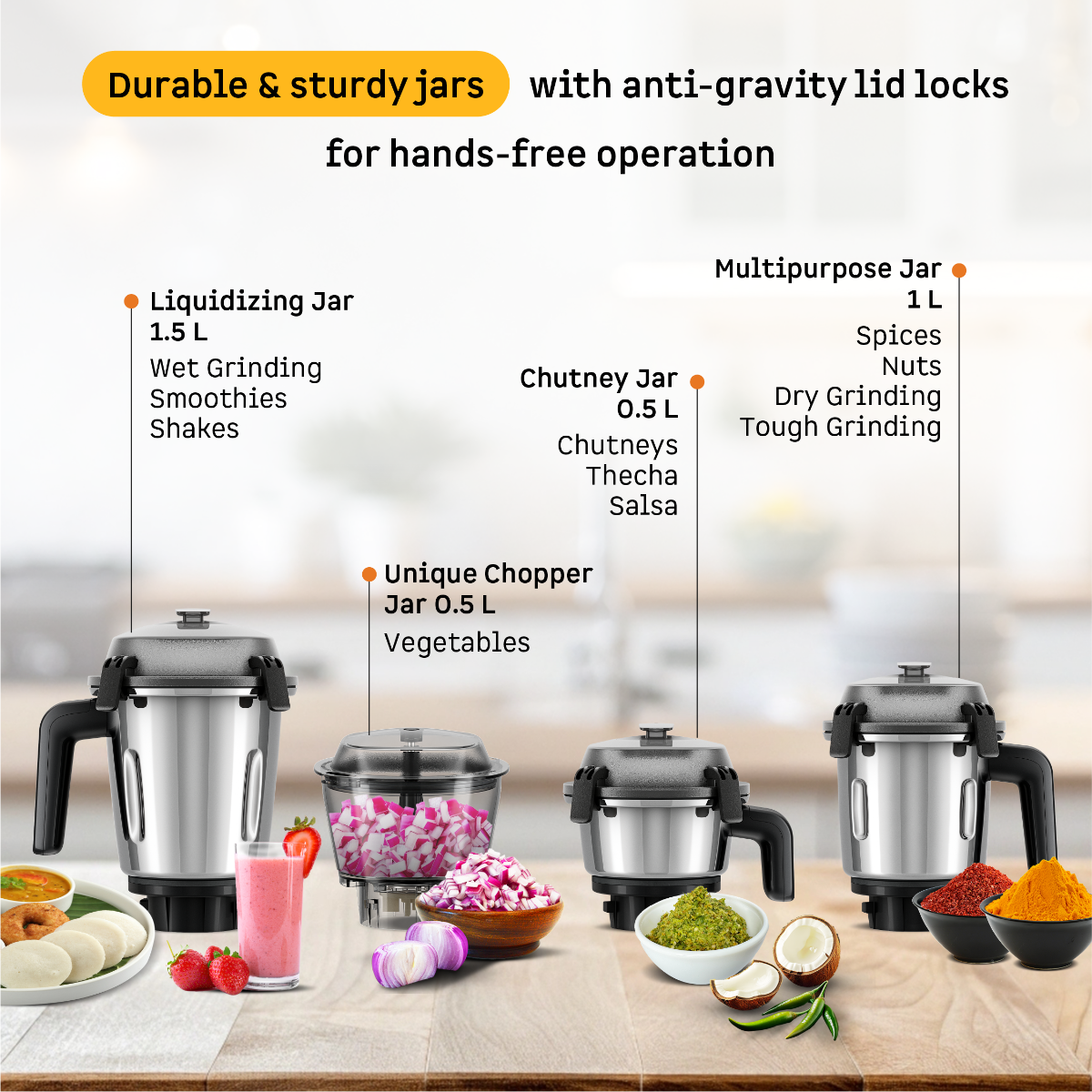 Atomberg Zenova Mixer Grinder